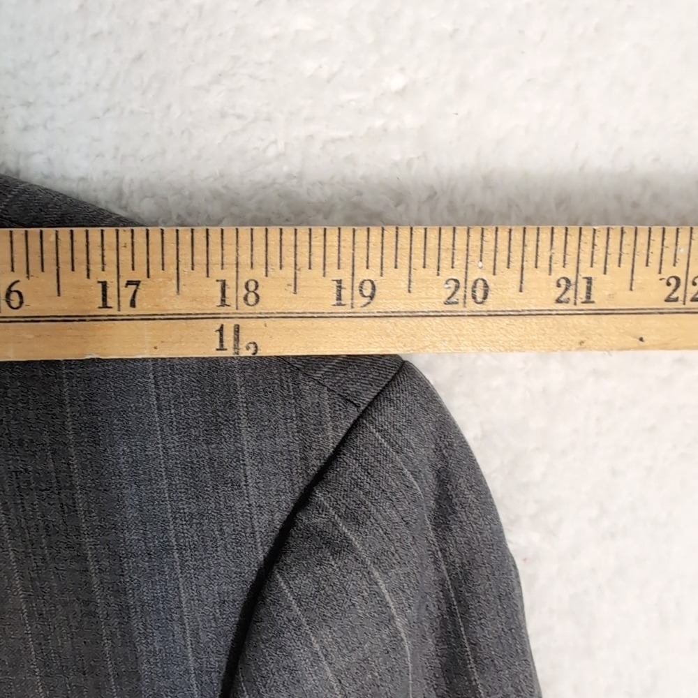 Brooks Brothers 40L 346 Stretch Sport Coat Gray‎ Wool Blend Two Button Vented - Picture 5 of 11